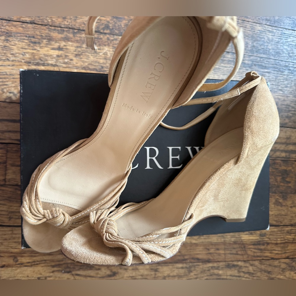 J. Crew Suede Wedges